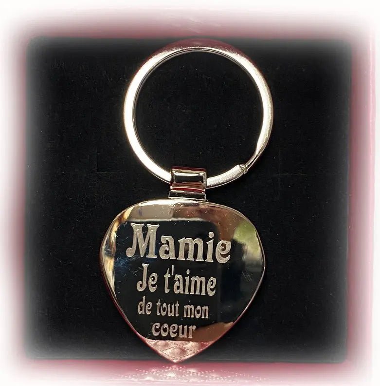 Porte clef acier mamie 1 (REF-87766)