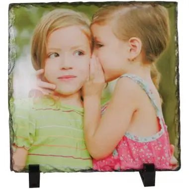 Ardoise - carré 15x15cm (REF - 52953) - ardoise | Shopping cadeaux 93
