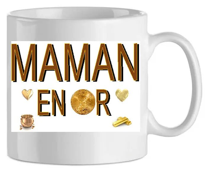 Mug-maman en or (ref-49813)