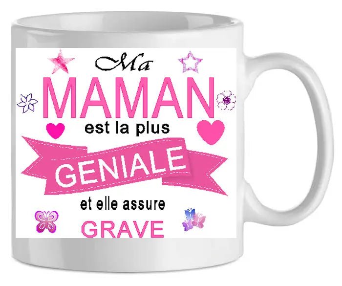 Mug - maman geniale (ref - 74119) - mug | Shopping cadeaux 93