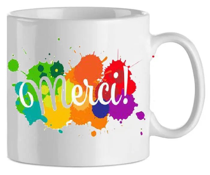 Mug - merci merci 2 (ref - 50012) - mug | Shopping cadeaux 93