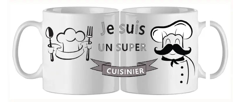 Mug - metier cuisinier (ref - 12173) - mug | Shopping cadeaux 93