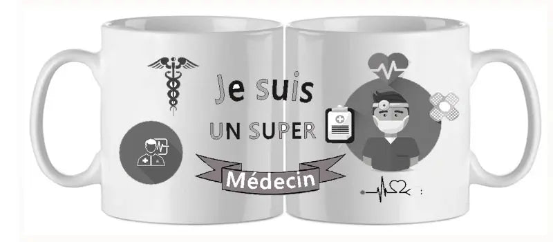 Mug - metier medecin (ref - 23771) - mug | Shopping cadeaux 93