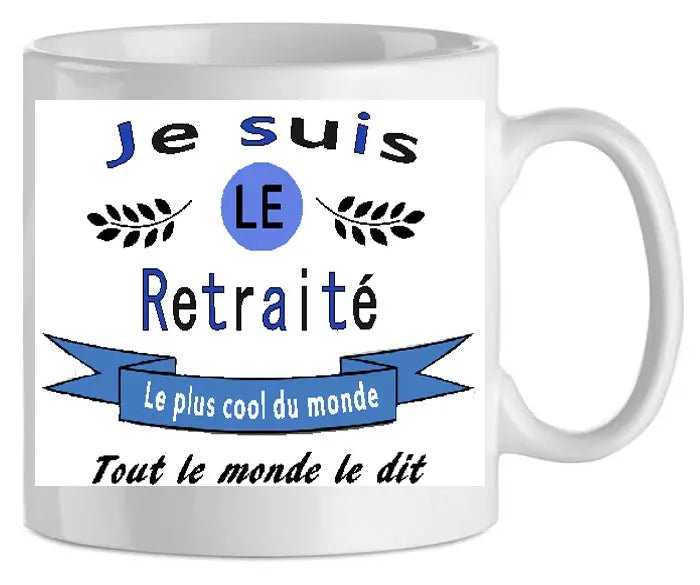 Mug-retraite-texte le plus cool homme (ref-17205)