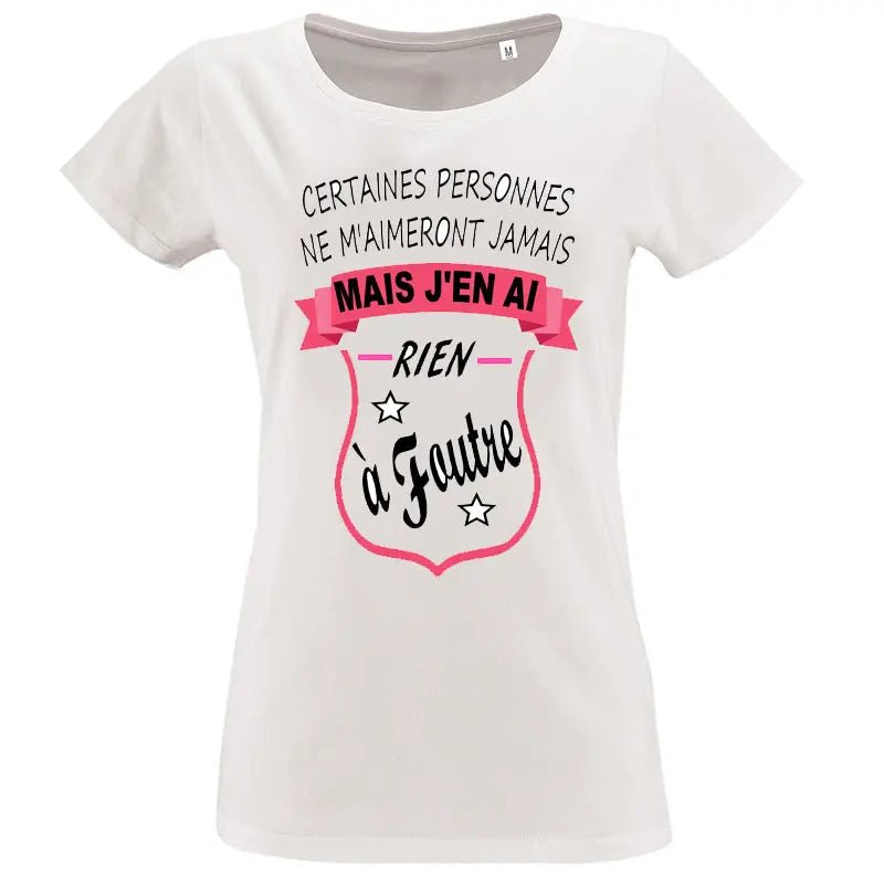 T-shirt - humour rien a foutre - t-shirt | Shopping cadeaux 93