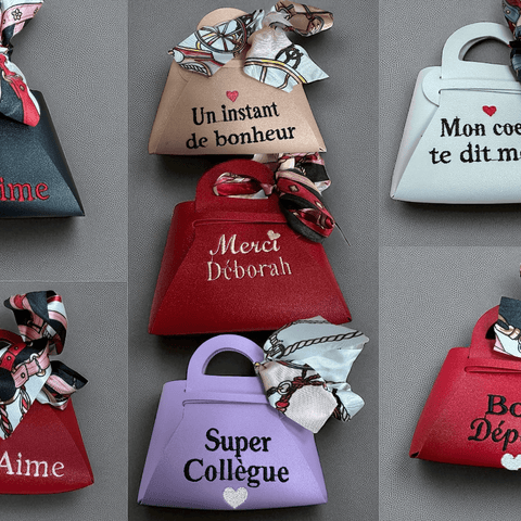 Mini sac brodée