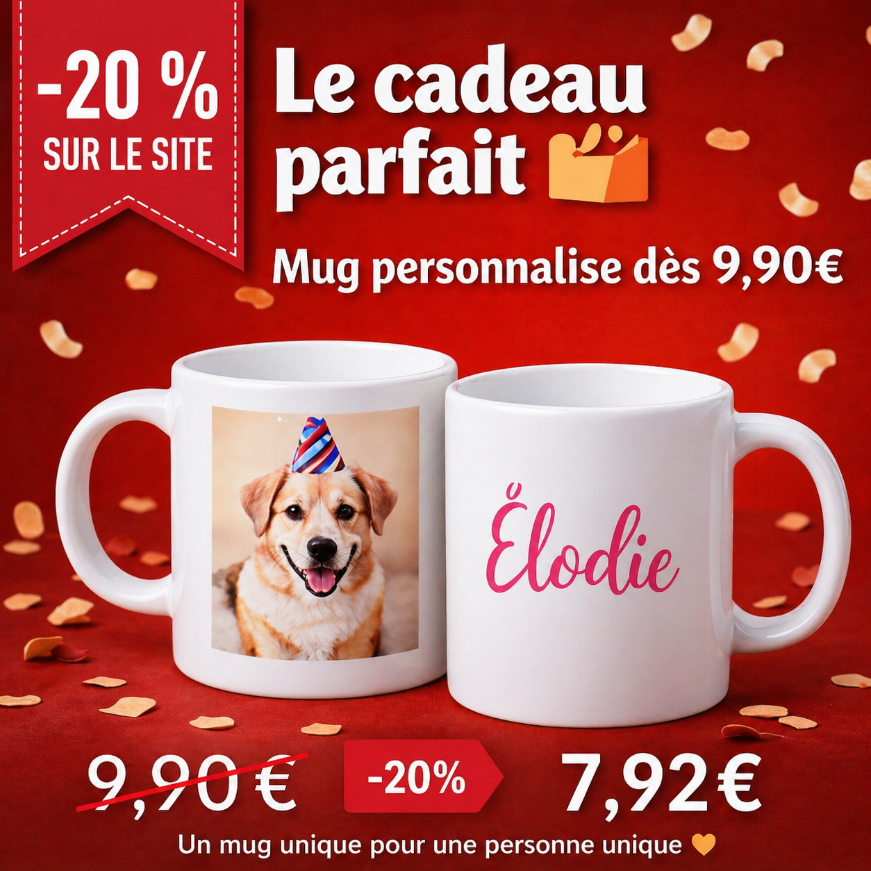 Mug personnalisé - Shopping cadeaux 93