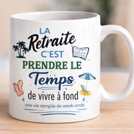 Mug-retraite-texte prendre le temps (ref-95041)