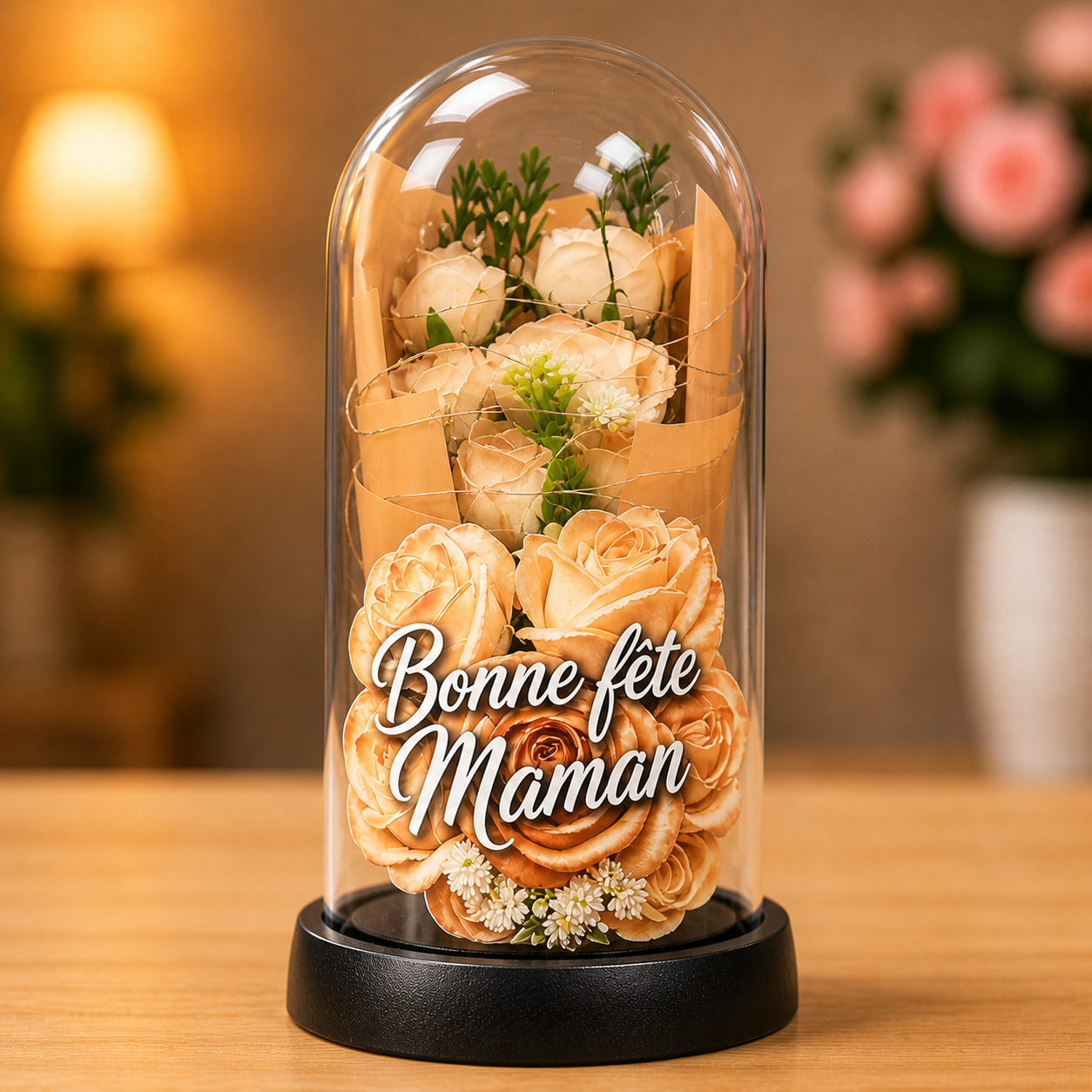 Fleur lumineuse  Maman