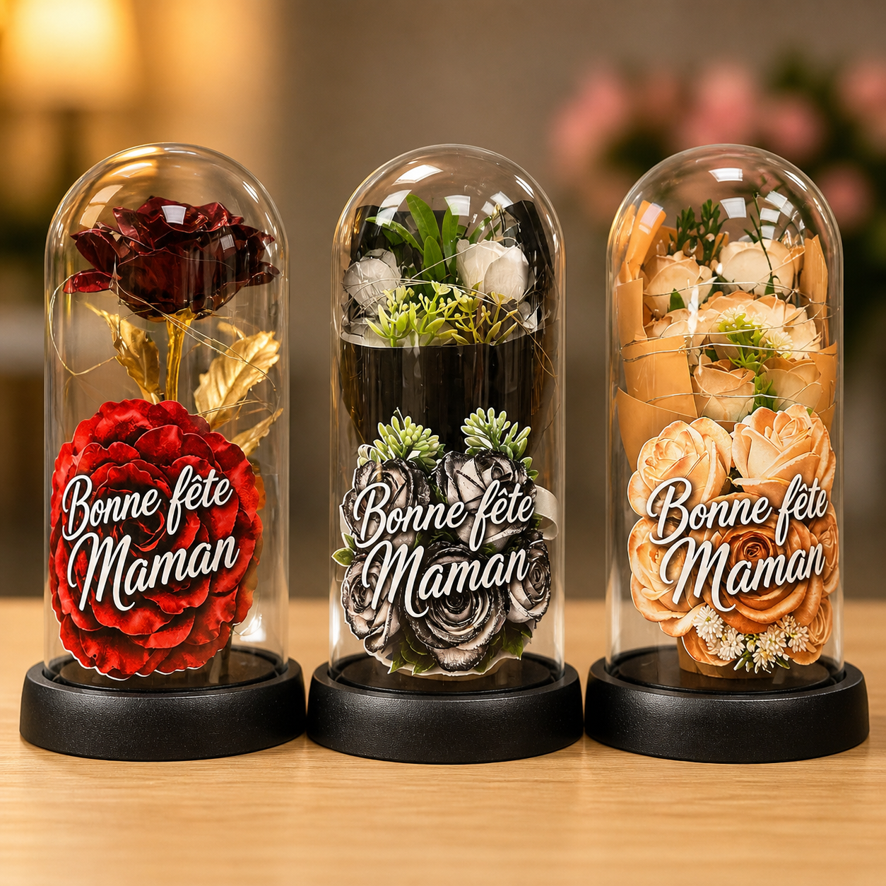 Fleur lumineuse  Maman