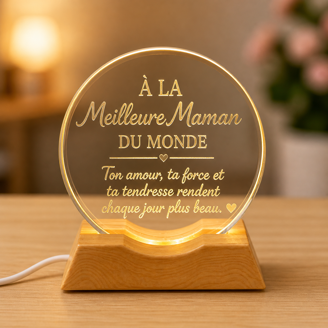 Déco lumineux Maman