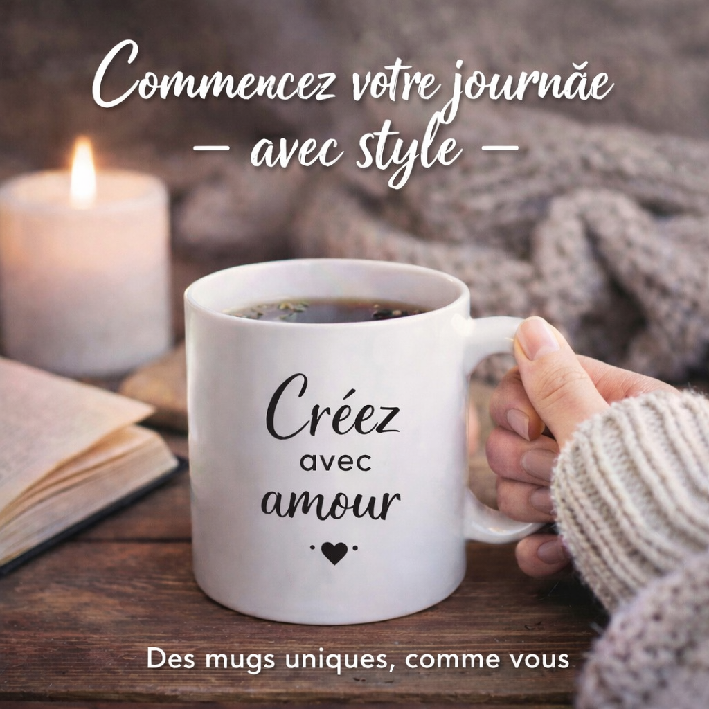 Mug personnalisé avec prénom ou photo – Idée cadeau originale pas cher 🎁