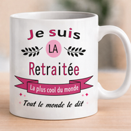 Mug-retraite-texte le plus cool femme (ref-65119)