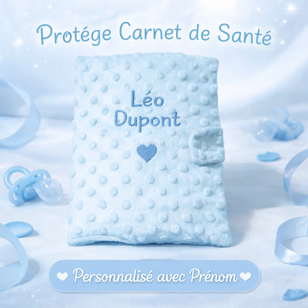 Protège-carnet-de-santé-brodé polyester