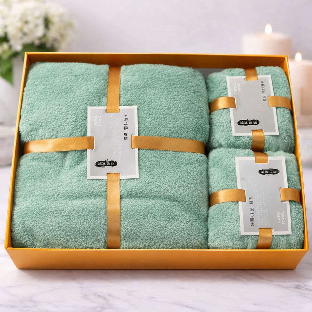 Lot de 3 serviettes brodées personnalisées – Prénom et  initiales