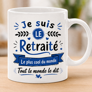 Mug-retraite-texte le plus cool homme (ref-17205)
