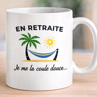 Mug-retraite-texte en retraite homme (ref-61032)