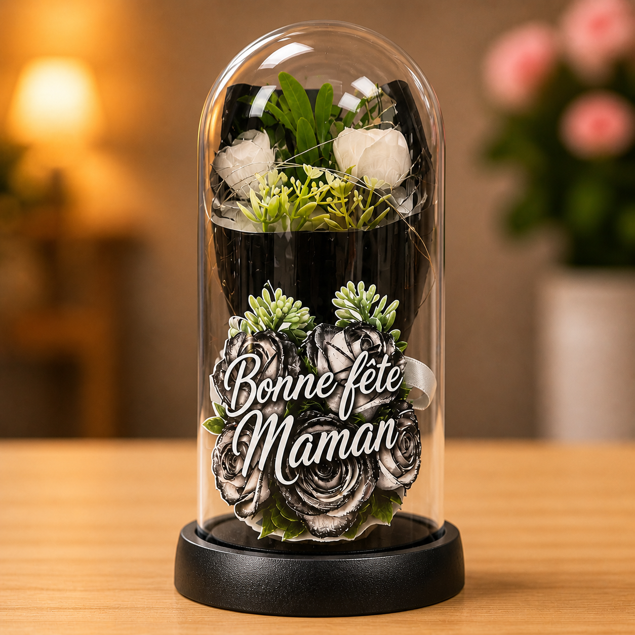 Fleur lumineuse  Maman