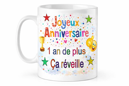 Mug-anniversaire 1 an de +