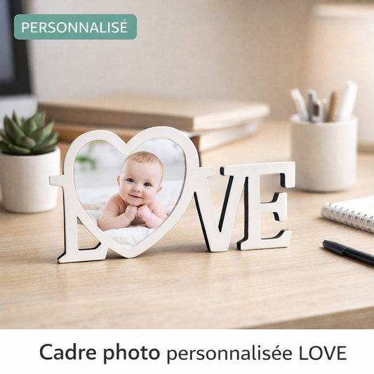 MDF Bois Metal  Love (REF-91471)