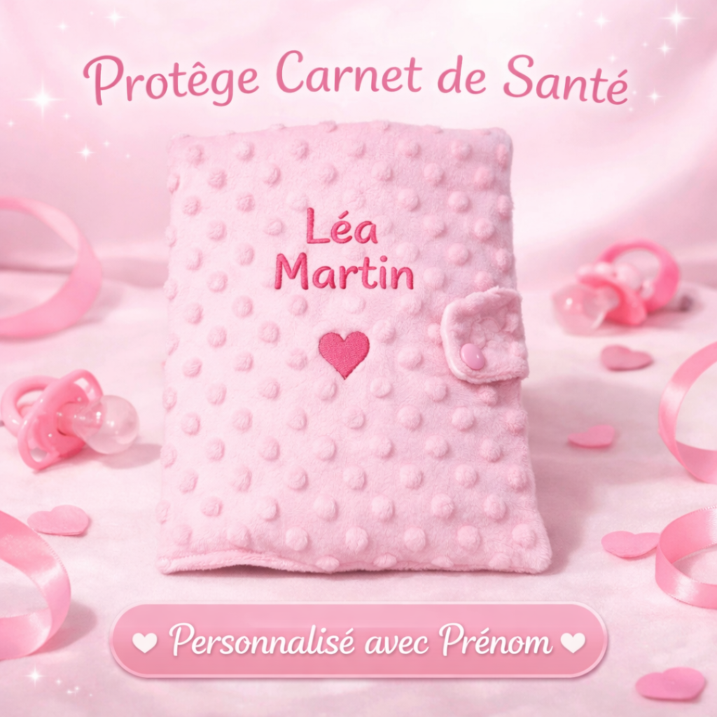 Protège-carnet-de-santé-brodé polyester