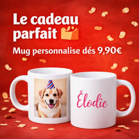Mug personnalisé avec prénom ou photo – Idée cadeau originale pas cher 🎁