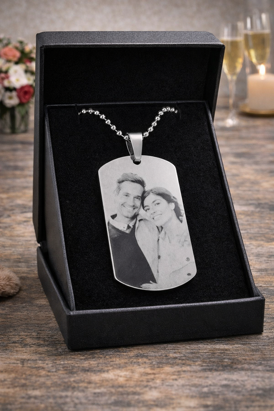 medaillon-photo-grave acier rectangle pm (REF-26407)