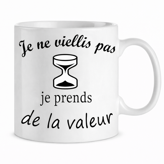Mug-anniversaire-humour je ne vieillis pas