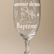 Flutes gravées. Gravure au laser dans notre boutique shopping cadeaux 93