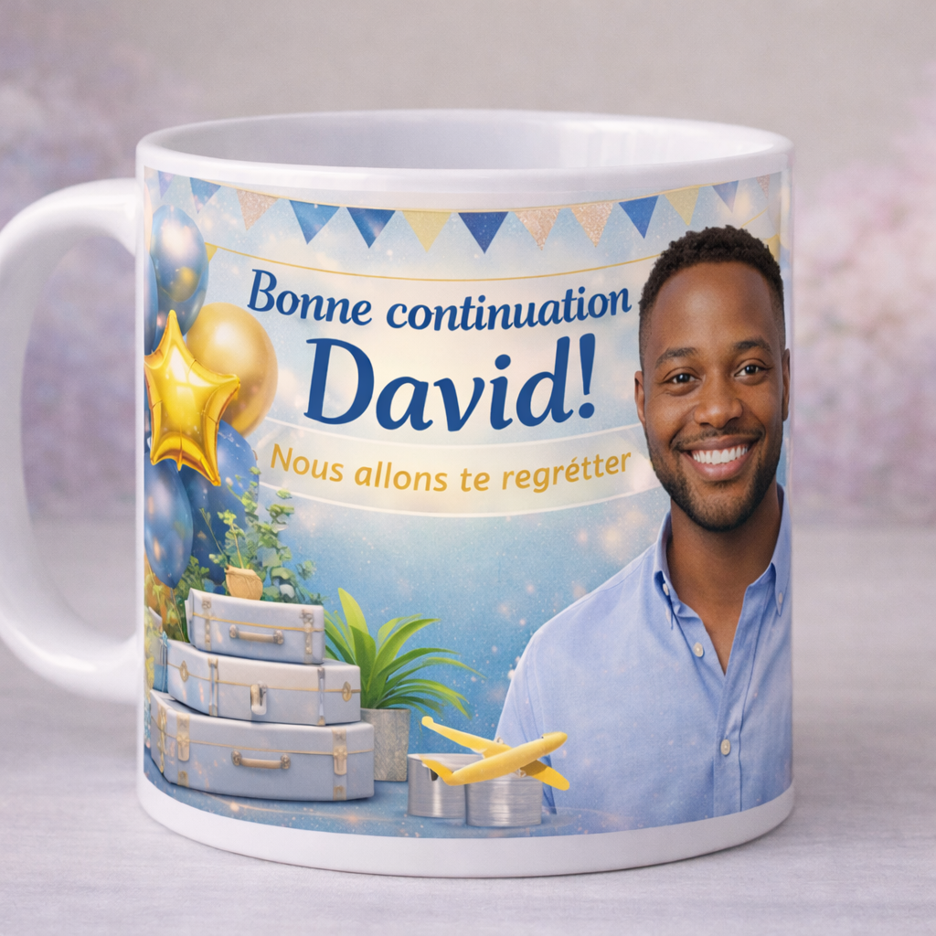 Mug personnalisé avec photo panoramique – Idée cadeau originale pas cher 🎁