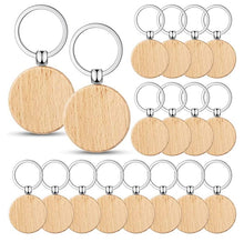 Charger l&#39;image dans la galerie, lot de 50 porte clef en bois gravés
