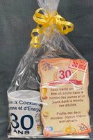 Ensemble Age anniversaire personnalisez (REF - 67523) - ensemble depart | Shopping cadeaux 93