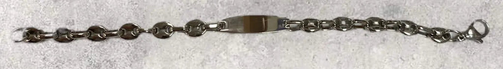 gourmette-enfant-personnalisable acier E11 (REF-42803)