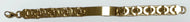 gourmette - homme - personnalisable doré HD1 (REF - 51009) - Gourmette | Shopping cadeaux 93