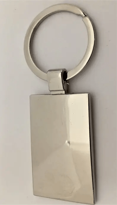 lot de 10 porte - clef - gravé rectangle (REF - 38460) - Porte - clef | Shopping cadeaux 93