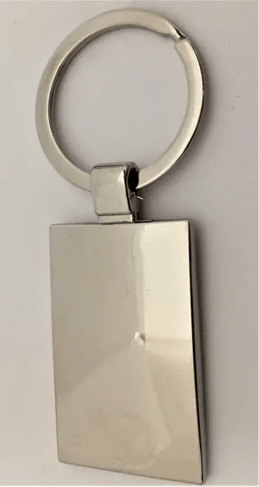 lot de 100 porte - clef - gravé rectangle (REF - 25579) - Porte - clef | Shopping cadeaux 93