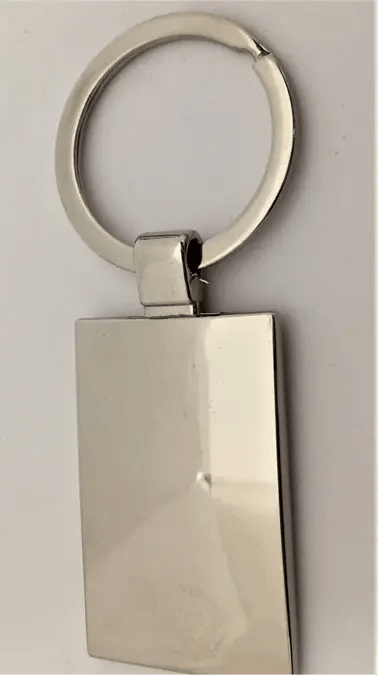 lot de 50 porte - clef - gravé rectangle - Porte - clef | Shopping cadeaux 93