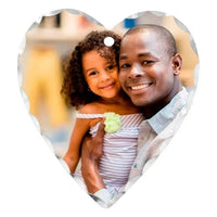 medaillon - photo aluminium coeur (REF - 13288) - medaillon photo | Shopping cadeaux 93