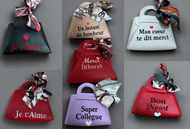 Mini sac brodé - mini sac | Shopping cadeaux 93