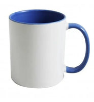 Mug - personnalise - panoramique bicolore (ref - 49148) - Mug personnalisé | Shopping cadeaux 93