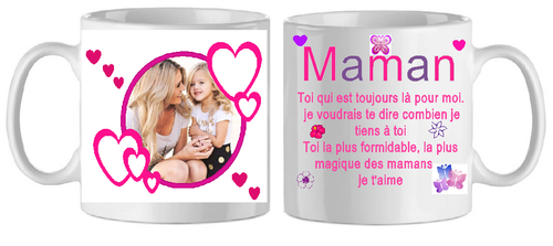 shoppingcadeaux93 mug, maman , personnalise 