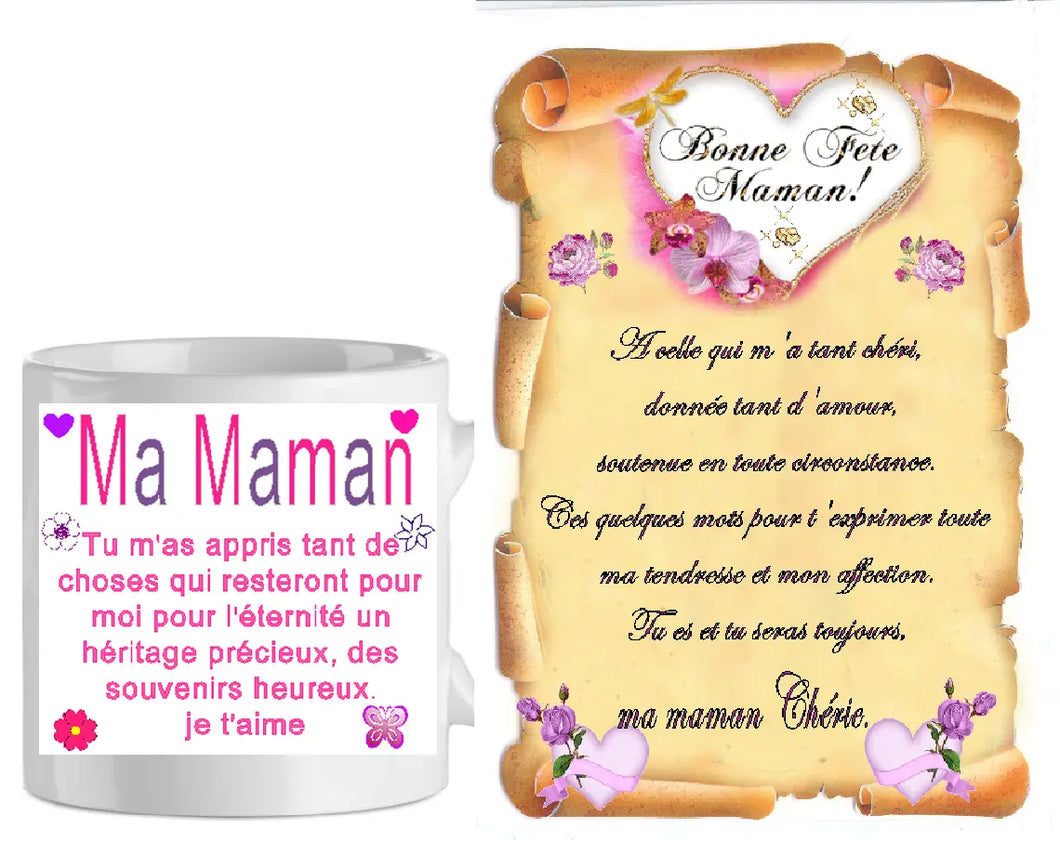 ensemble-maman mug + parchemin ma maman shopping cadeaux 93