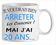 mug-anniversaire-humour je voudrais bien arreter 2 shopping cadeaux 93
