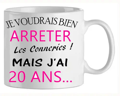 mug-anniversaire-humour je voudrais bien arreter shopping cadeaux 93