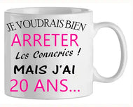 mug-anniversaire-humour je voudrais bien arreter shopping cadeaux 93