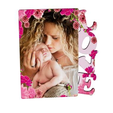 shoppingcadeaux93 mdf bois , love, photo personnalisable