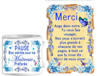 shoppingcadeaux93 ensemble mug + parchemin , maitresse 