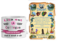 shoppingcadeaux93 mug humour retraite parchemin  