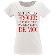 T-shirt-humour la perfection shopping cadeaux 93