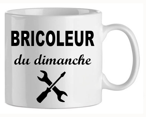 shoppingcadeaux93 mug anniversaire  , bricoleur , humour 